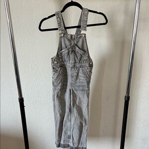 Zara Gray Denim Overalls for Kids